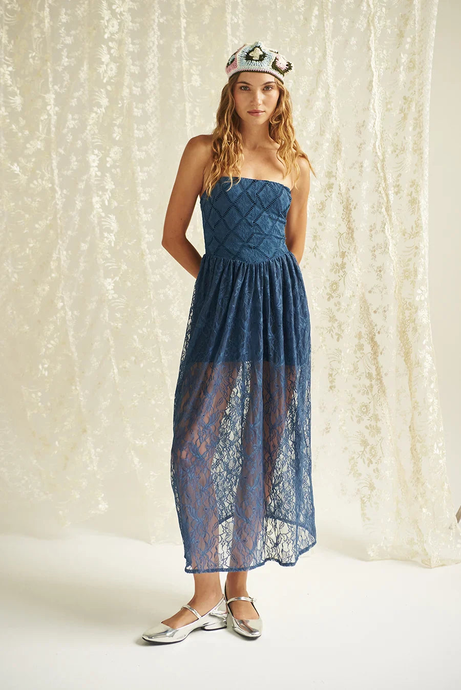 dress flower luxury Romance In Blue Cotton Voile Color Maxi Dress Marshalls Party [color:DARK RED]markeddown:boolean:true Luxury Satin Colors:Red Burgundy