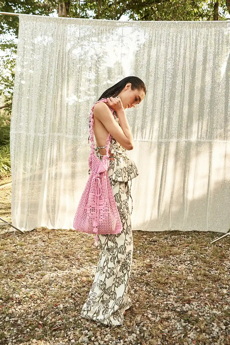 Solaris Handbag In Wild Rose Itana